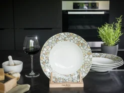 Creatable Geschirrset|Teller|Stone Collection - Pastateller 4-tlg - Bunt