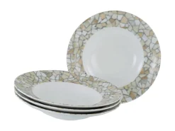 Creatable Geschirrset|Teller|Stone Collection - Pastateller 4-tlg - Bunt