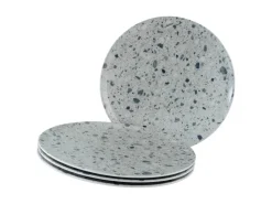 Creatable Geschirrset|Teller|Stone Collection - Pizzateller 4-tlg - Bunt