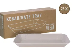 Creatable Geschirrset|Streat Food - Tray Kebab 2-tlg - Schwarz