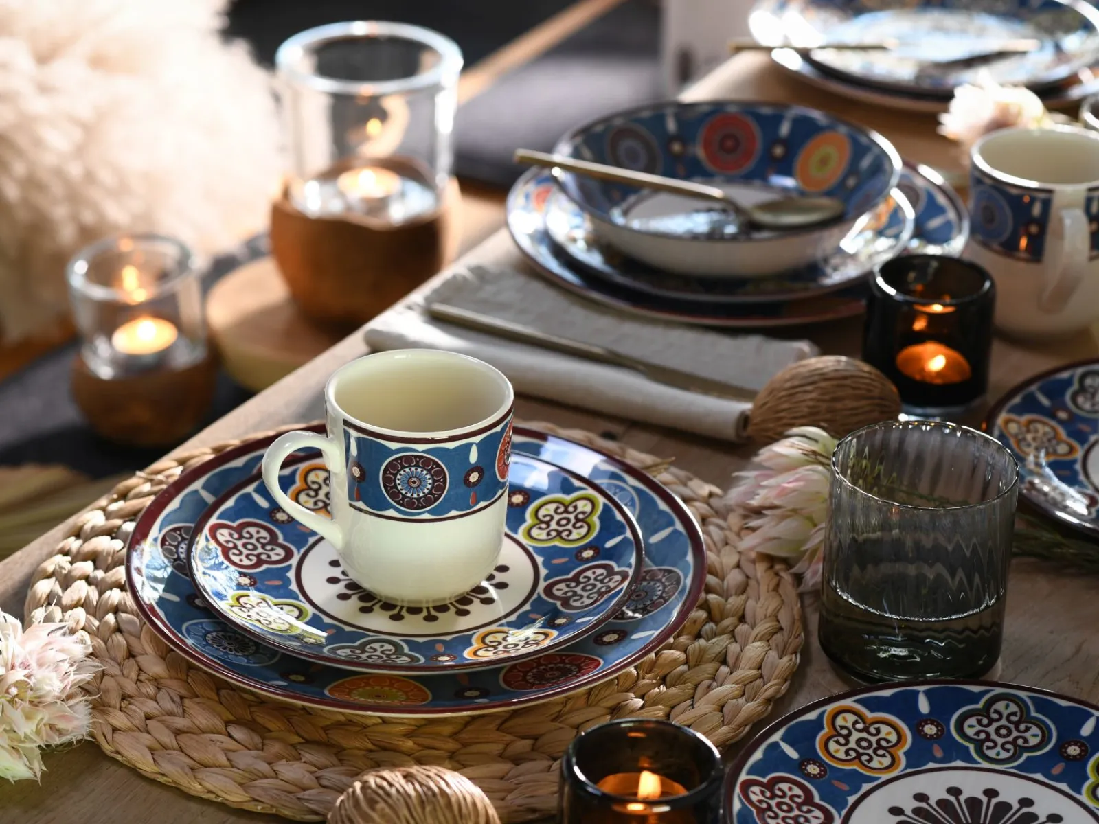 Creatable Geschirrset|Sumaya - Kombiservice 16-tlg - Red