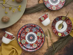 Creatable Geschirrset|Sumaya - Kombiservice 16-tlg - Red