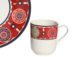 Creatable Geschirrset|Sumaya - Kombiservice 16-tlg - Red