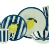 Creatable Geschirrset|Summer Stripes - Kombiservice 16-tlg - Blau