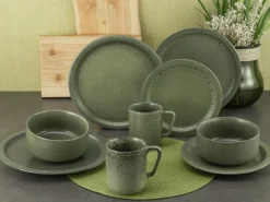 Creatable Geschirrset|Sylt - Kombiservice 8-tlg - Dark green