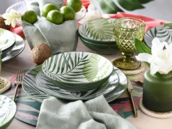 Creatable Geschirrset|Teller|Tropicana - Tellerset 12-tlg - Grün