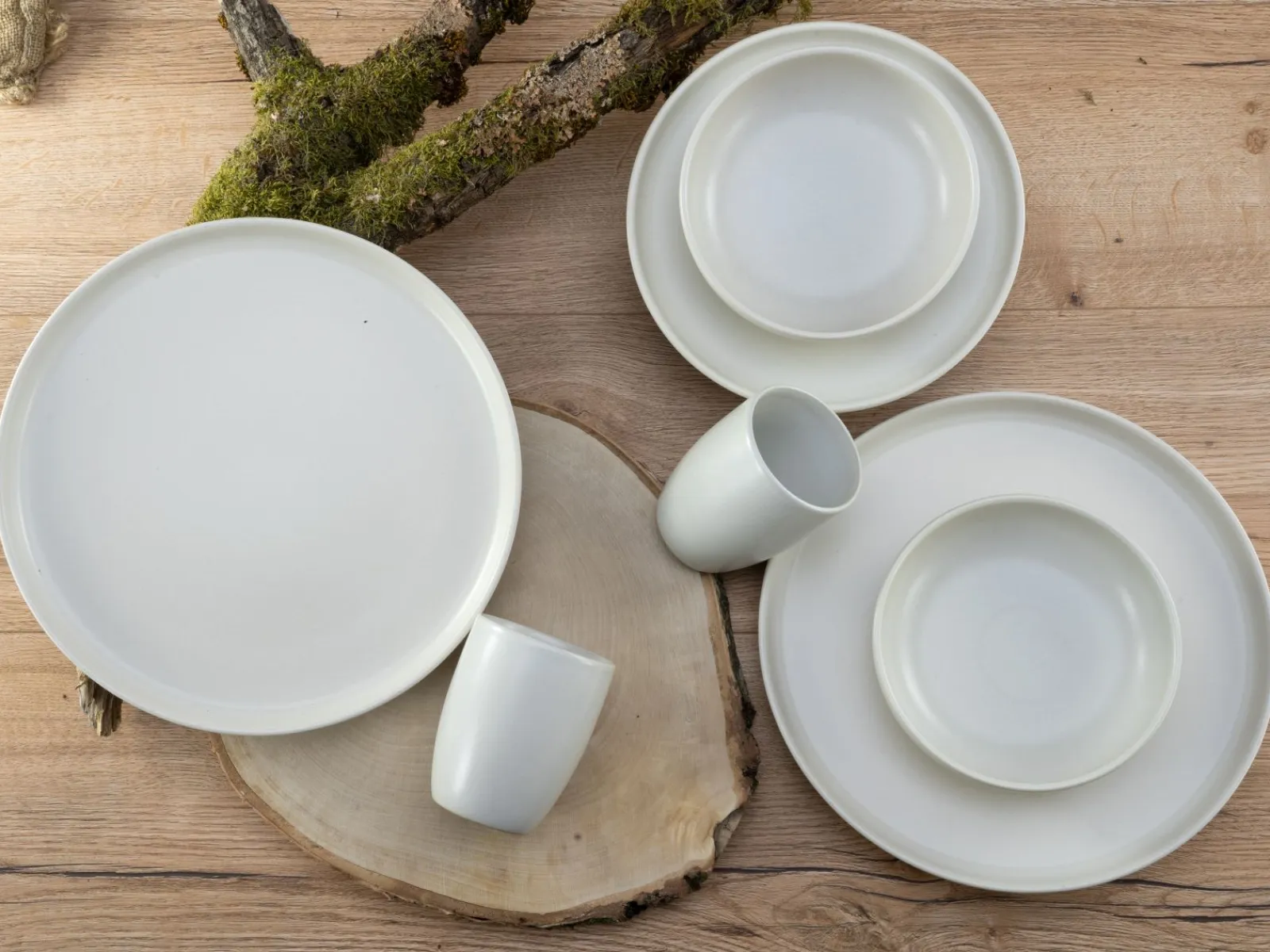 Creatable Geschirrset|Uno - Kombiservice 16-tlg - Grau