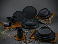 Creatable Geschirrset|Uno - Kombiservice 16-tlg - Grau