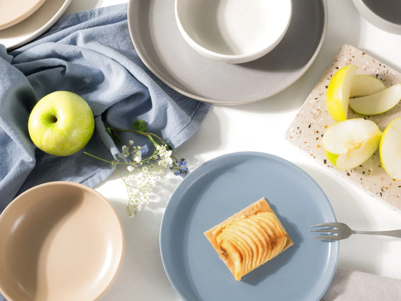 Creatable Geschirrset|Teller|Uno - Tellerset 12-tlg - Offwhite