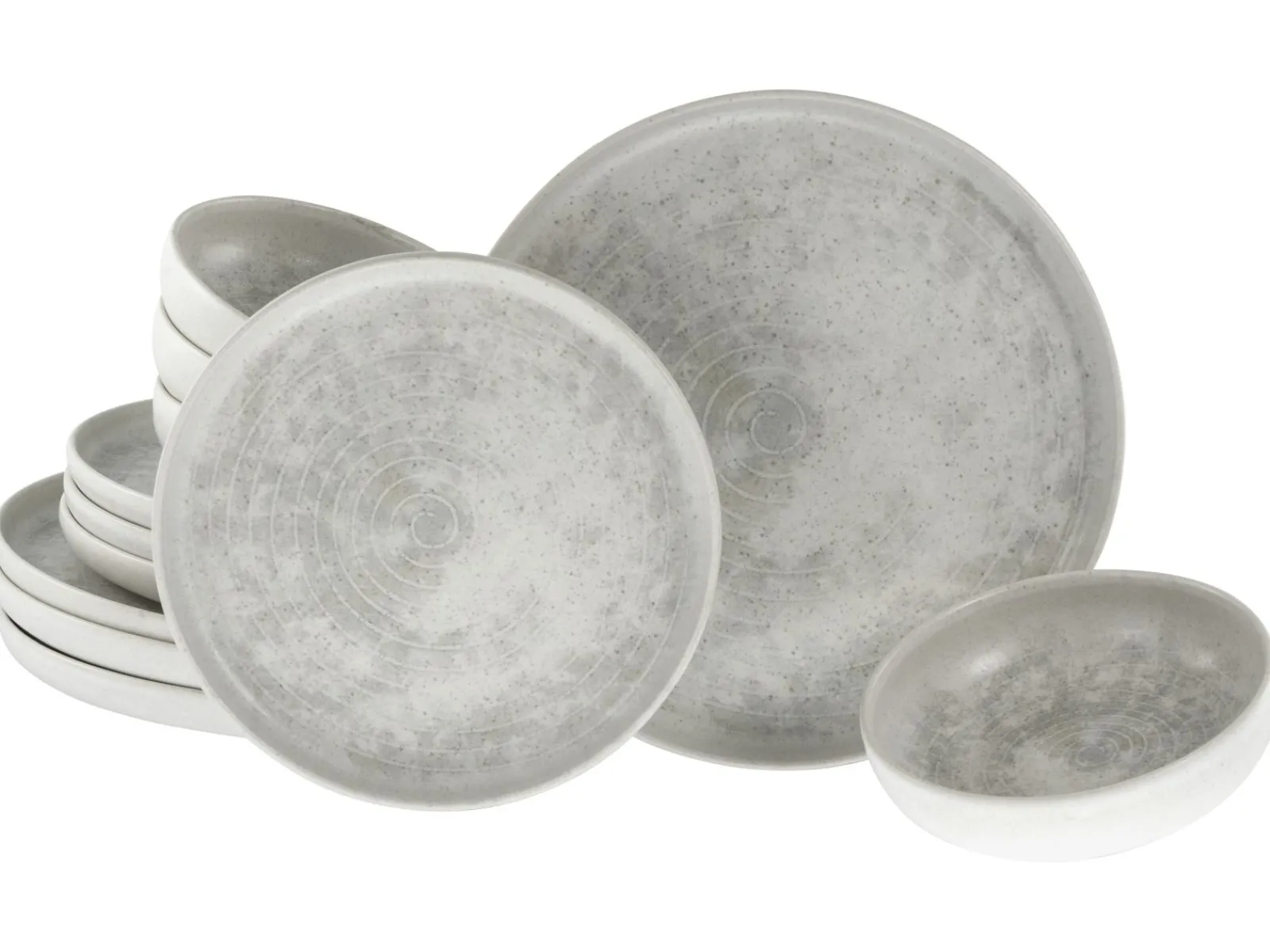Creatable Geschirrset|Teller|Uno - Tellerset 12-tlg - Offwhite