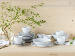 Creatable Geschirrset|Valencia - Kombiservice 30-tlg - Weiss