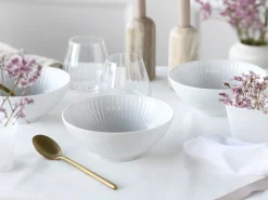 Creatable Bowls & Schüsseln|Geschirrset|Valencia - Mehrzweckschalen 6-tlg, Valencia - Mehrzweckschale 6-tlg - Weiss