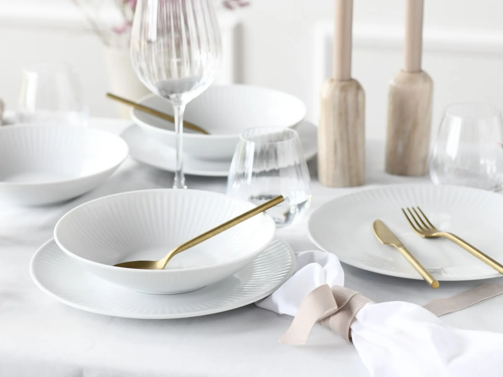 Creatable Geschirrset|Valencia - Tafelservice 12-tlg - Weiss