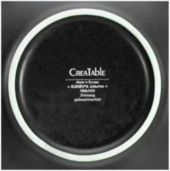 Creatable Pizza & Pasta|Geschirrset|Vesuvio - Pastateller 2-tlg - Schwarz