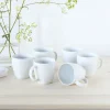 Creatable Becher & Tassen|Geschirrset|Victoria - Kaffeebecher 6-tlg - Weiss