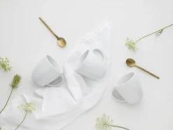 Creatable Becher & Tassen|Geschirrset|Victoria - Kaffeebecher 6-tlg - Weiss