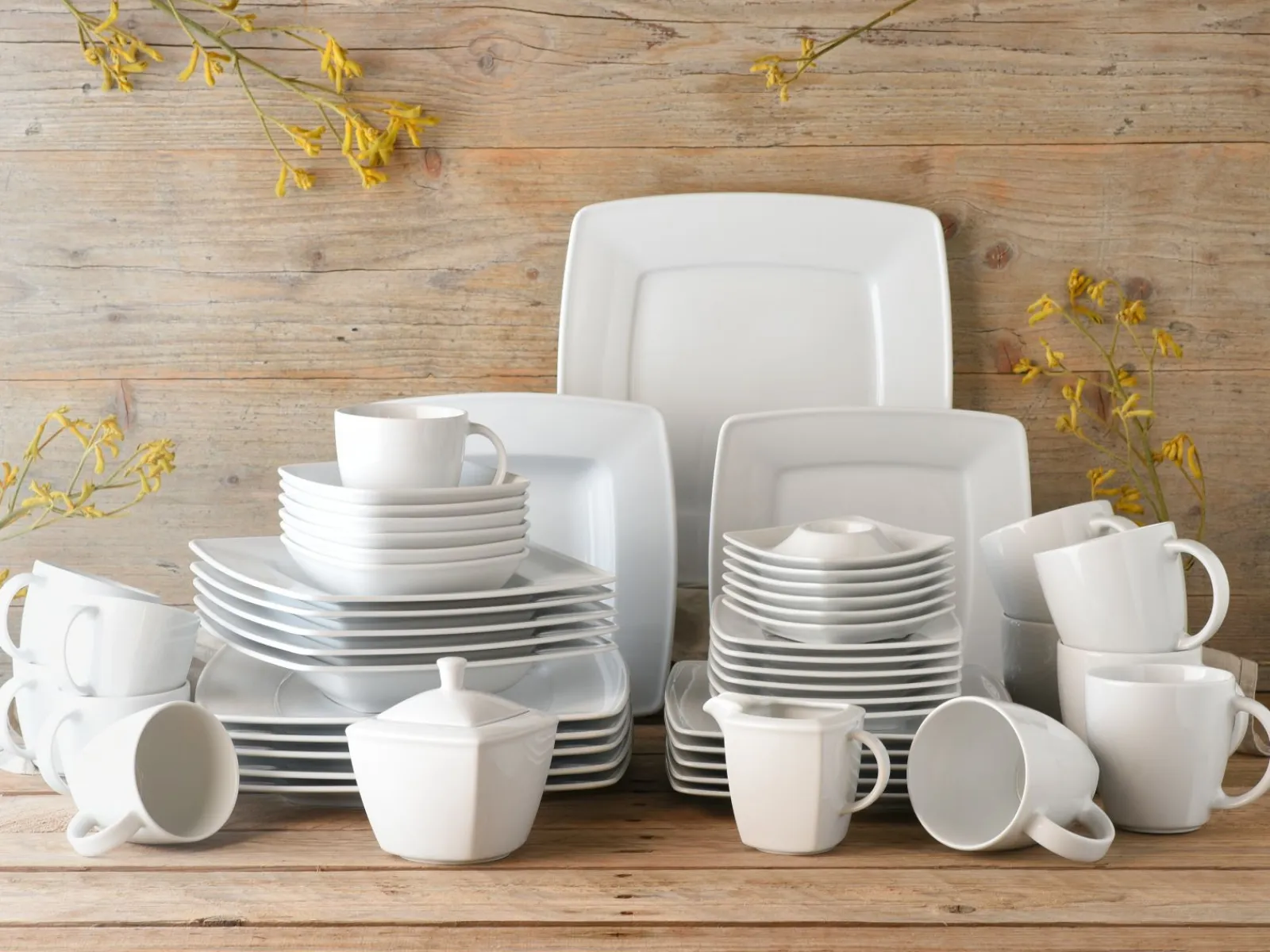 Creatable Geschirrset|Victoria - Kombiservice 50-tlg - Weiss