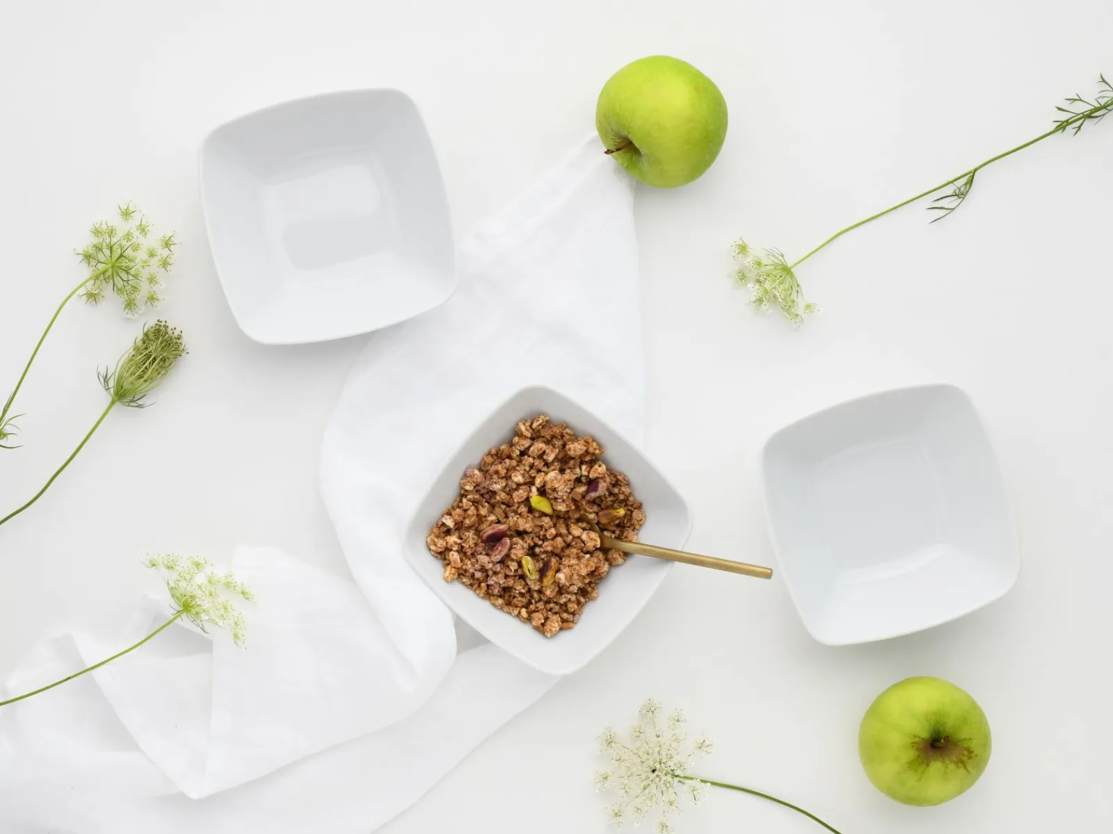 Creatable Bowls & Schüsseln|Geschirrset|Victoria - Müslischale 6-tlg - Weiss