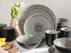 Creatable Geschirrset|Villa Romana -  Kombiservice 16-tlg - Stein