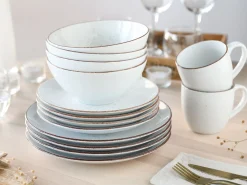 Creatable Geschirrset|Vintage Nature - Kombiservice 16-tlg - Weiss
