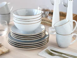 Creatable Geschirrset|Vintage Nature - Kombiservice 16-tlg - Weiss