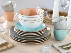 Creatable Geschirrset|Vintage Nature - Kombiservice 16-tlg - Weiss
