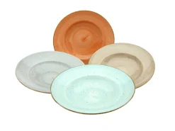 Creatable Pizza & Pasta|Geschirrset|Vintage Nature - Pastateller 4-tlg - Weiss
