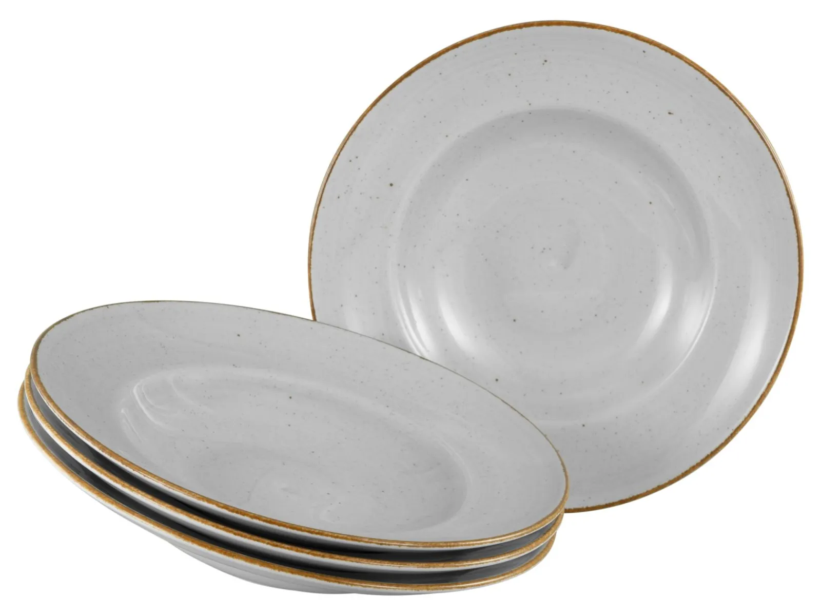 Creatable Pizza & Pasta|Geschirrset|Vintage Nature - Pastateller 4-tlg - Weiss