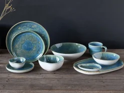 Creatable Bowls & Schüsseln|Geschirrset|Yuki - Bowl 4-tlg - Grün-blau