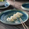 Creatable Geschirrset|Teller|Yuki - Tellerset 8-tlg - Grün-blau