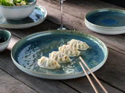 Creatable Geschirrset|Teller|Yuki - Tellerset 8-tlg - Grün-blau